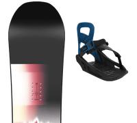Pack snowboard." Nitro Future Team Pro Mk Youth 25 + Fixations - Enfant - Blanc / Noir / Rouge - taille 138 - modèle 2025