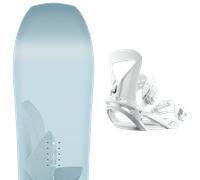 Pack snowboard." Nitro Karma W 25 + Fixations - Femme - Bleu - taille 152 - modèle 2025