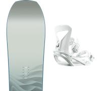Pack snowboard." Nitro Karma W White/blue 26 + Fixations - Femme - Bleu / Gris - taille 152 - modèle 2026