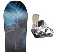 Pack snowboard." Nitro Lectra Cam-out W 26 + Fixations - Femme - Noir / Bleu - taille 142 - modèle 2026