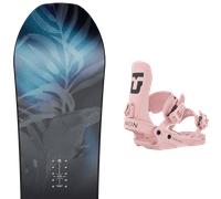 Pack snowboard." Nitro Lectra Cam-out W 26 + Fixations - Femme - Noir / Bleu - taille 152 - modèle 2026