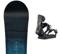 Pack snowboard." Nitro Mystique W 26 + Fixations - Femme - Bleu / Noir - taille 138 - modèle 2026