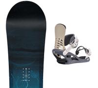 Pack snowboard." Nitro Mystique W 26 + Fixations - Femme - Bleu / Noir - taille 149 - modèle 2026