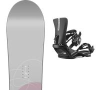 Pack snowboard." Nitro Nova W Grey/multi 26 + Fixations - Femme - Gris / Multicolore - taille 152 - modèle 2026