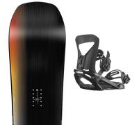 Pack snowboard." Nitro Optisym 25 + Fixations - Homme - Noir - taille 153 - modèle 2025