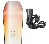 Pack snowboard." Nitro Optisym W 25 + Fixations - Femme - Orange / Bleu / Blanc - taille 146 - modèle 2025