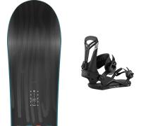 Pack snowboard." Nitro Phase Black/multi 26 + Fixations - Homme - Noir / Multicolore - taille 155 - modèle 2026