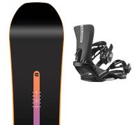 Pack snowboard." Nitro Prime Chroma Cam-out 26 + Fixations - Homme - Noir / Multicolore - taille 152 - modèle 2026