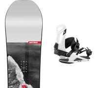 Pack snowboard." Nitro Prime Raw Grey/red 26 + Fixations - Homme - Gris / Noir / Rouge - taille 149 - modèle 2026
