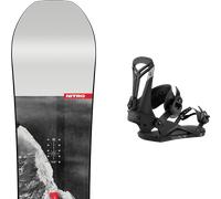 Pack snowboard." Nitro Prime Raw Grey/red 26 + Fixations - Homme - Gris / Noir / Rouge - taille 152 - modèle 2026