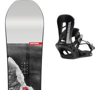 Pack snowboard." Nitro Prime Raw Grey/red 26 + Fixations - Homme - Gris / Noir / Rouge - taille 155 - modèle 2026