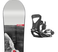 Pack snowboard." Nitro Prime Raw Grey/red 26 + Fixations - Homme - Gris / Noir / Rouge - taille 164W - modèle 2026
