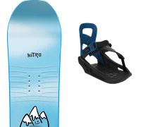 Pack snowboard." Nitro Ripper Kids Blue 26 + Fixations - Enfant - Bleu - taille 106 - modèle 2026