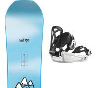 Pack snowboard." Nitro Ripper Youth Blue 26 + Fixations - Enfant - Bleu - taille 132 - modèle 2026