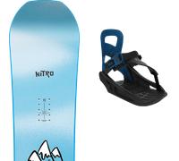 Pack snowboard." Nitro Ripper Youth Blue 26 + Fixations - Enfant - Bleu - taille 137 - modèle 2026