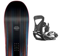 Pack snowboard." Nitro Smp 24 + Fixations - Homme - Noir / Rouge / Bleu - taille 161 - modèle 2024