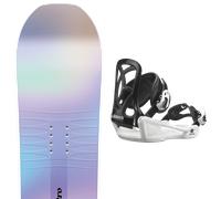 Pack snowboard." Nitro Spirit Kids 26 + Fixations - Enfant - Violet / Multicolore - taille 106 - modèle 2026