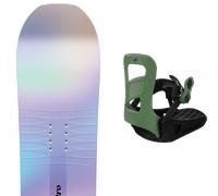 Pack snowboard." Nitro Spirit Kids 26 + Fixations - Enfant - Violet / Multicolore - taille 86 - modèle 2026