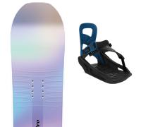 Pack snowboard." Nitro Spirit Kids 26 + Fixations - Enfant - Violet / Multicolore - taille 96 - modèle 2026
