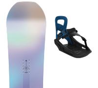 Pack snowboard." Nitro Spirit Youth 26 + Fixations - Enfant - Violet / Vert - taille 132 - modèle 2026