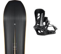 Pack snowboard." Nitro Squash Black 26 + Fixations - Homme - Noir - taille 156 - modèle 2026