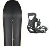 Nitro - Packs (snowboard + fix) - Snowboard all-mountain - Pack Squash 2026 pour Homme - Noir Noir 156 cm,159 cm,163 cm
