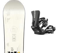 Pack snowboard." Nitro T1 White 26 + Fixations - Mixte - Blanc - taille 158W - modèle 2026
