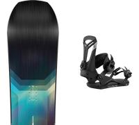 Pack snowboard." Nitro Team Black/multi 26 + Fixations - Homme - Noir / Multicolore - taille 155 - modèle 2026