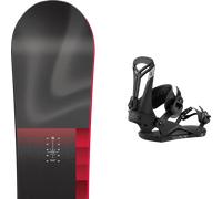 Pack snowboard." Nitro Team Pro Black/red 26 + Fixations - Homme - Noir - taille 162W - modèle 2026