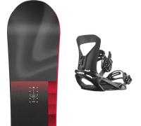 Pack snowboard." Nitro Team Pro Black/red 27 + Fixations - Homme - Noir - taille 157 - modèle 2027