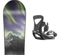 Pack snowboard." Nitro Team Pro Mk Black/multi 26 + Fixations - Homme - Noir / Gris - taille 162W - modèle 2026