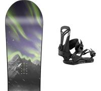 Pack snowboard." Nitro Team Pro Mk Black/multi 26 + Fixations - Homme - Noir / Gris - taille 162W - modèle 2026