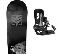 Pack snowboard." Raven Lion Black/grey 26 + Fixations - Homme - Noir / Gris - taille 155W - modèle 2026