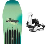 Pack snowboard." Ride Moderator Green/black 26 + Fixations - Homme - Vert / Bleu / Noir - taille 161W - modèle 2026