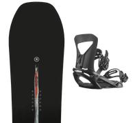 Pack snowboard." Ride Shadowban 25 + Fixations - Homme - Noir / Multicolore - taille 157 - modèle 2025