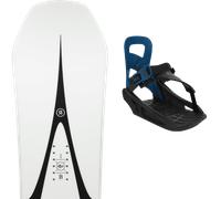 Pack snowboard." Ride Zero Jr White/black 26 + Fixations - Enfant - Blanc / Noir - taille 135 - modèle 2026