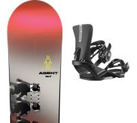 Pack snowboard." Rome Agent Grey/red/black 26 + Fixations - Homme - Gris - taille 154 - modèle 2026