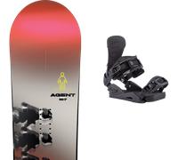 Pack snowboard." Rome Agent Grey/red/black 26 + Fixations - Homme - Gris - taille 157 - modèle 2026