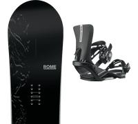 Pack snowboard." Rome Agent Pro Black 26 + Fixations - Homme - Noir - taille 158W - modèle 2026