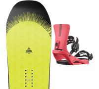 Pack snowboard." Rome Artifact 25 + Fixations - Homme - Noir / Jaune - taille 155W - modèle 2025