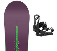 Pack snowboard." Rome Freaker 25 + Fixations - Homme - Violet / Vert - taille 159 - modèle 2025