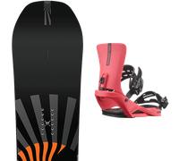 Pack snowboard." Rome Mechanic 25 + Fixations - Homme - Noir / Gris - taille 156 - modèle 2025