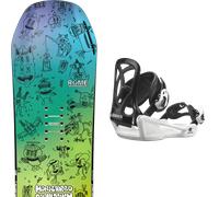 Pack snowboard." Rome Minishred Multi 26 + Fixations - Enfant - Multicolore - taille 100 - modèle 2026