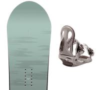Pack snowboard." Rome Muse W 25 + Fixations - Femme - Vert / Violet - taille 149 - modèle 2025