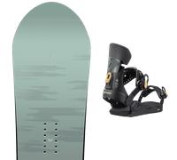 Pack snowboard." Rome Muse W 25 + Fixations - Femme - Vert / Violet - taille 149 - modèle 2025