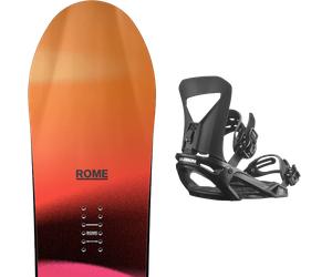 Pack snowboard." Rome Ravine Orange 26 + Fixations - Homme - Orange - taille 155 - modèle 2026