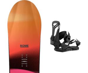 Pack snowboard." Rome Ravine Orange 26 + Fixations - Homme - Orange - taille 158 - modèle 2026