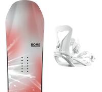 Pack snowboard." Rome Royal Grey/red 26 + Fixations - Femme - Gris - taille 141 - modèle 2026
