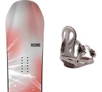 Pack snowboard." Rome Royal Grey/red 26 + Fixations - Femme - Gris - taille 144 - modèle 2026