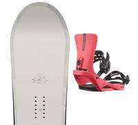 Pack snowboard." Rome Stale Crewzer 25 + Fixations - Homme - Gris - taille 155 - modèle 2025